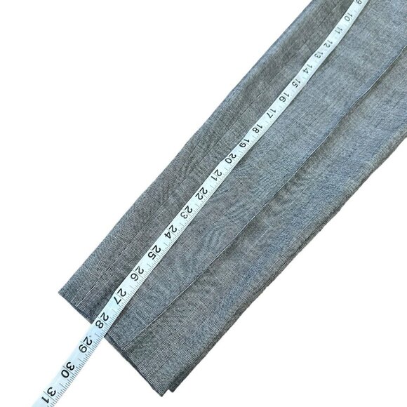 Talbots Women SZ 8 Gray Glen Plaid Stretch High Waist Skinny Ankle Dress Pants - Picture 7 of 12